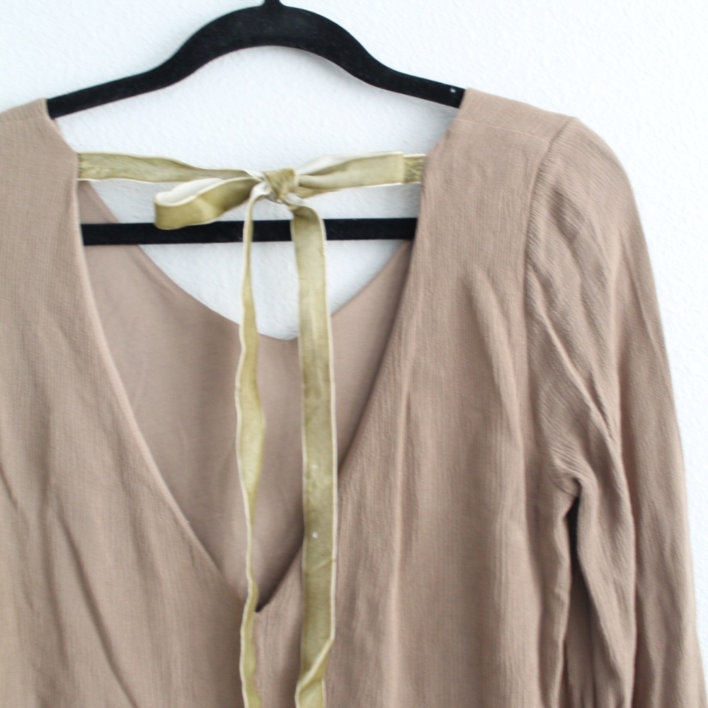 Umgee Bohemian Mini Dress Embroidery Open Back - Picture 2 of 5